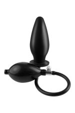 ANAL FANTASY COLLECTION INFLATABLE SILICONE PLUG BLACK
