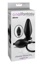 ANAL FANTASY COLLECTION INFLATABLE SILICONE PLUG BLACK - obrazek 2
