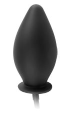 ANAL FANTASY COLLECTION INFLATABLE SILICONE PLUG BLACK - obrazek 3