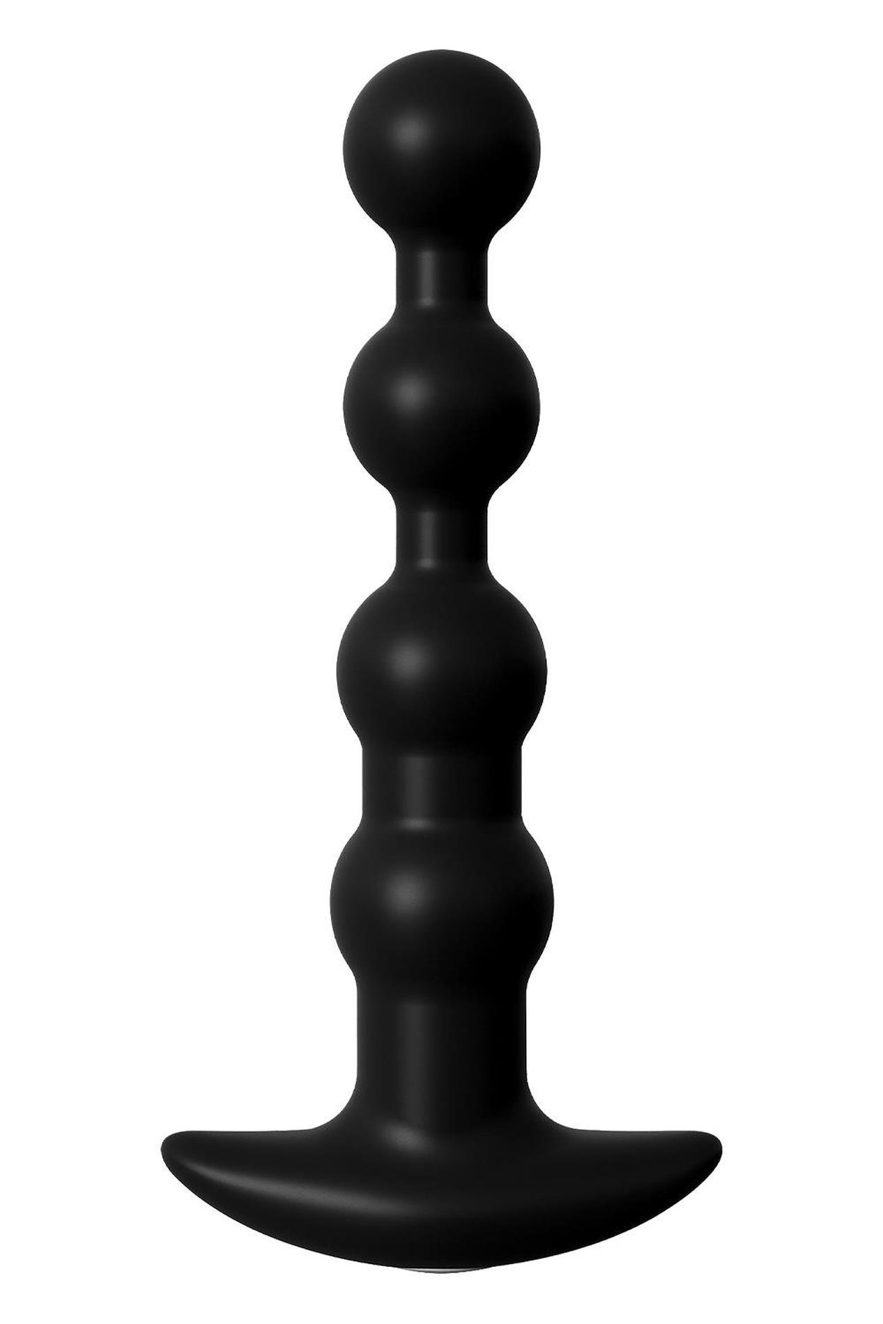 35-61020_1 ANAL FANTASY ELITE RECHARGEABLE ANAL BEADS BLACK - obrazek 1