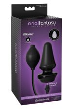ANAL FANTASY ELITE INFLATABLE SILICONE BUTT PLUG BLACK - obrazek 2
