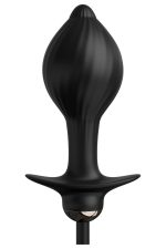 ANAL FANTASY ELITE AUTO-THROB INFLATABLE VIBRATING PLUG BLACK - obrazek 3