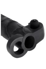 FANTASY X-TENSIONS VIBRATING REAL FEEL 2 INCH EXTENSION BLACK - obrazek 2