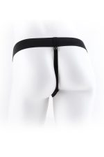 FETISH FANTASY SERIES 9 INCH HOLLOW STRAP-ON WITH BALLS LIGHT - obrazek 5