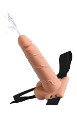 FETISH FANTASY SERIES 7 INCH SQUIRTING HOLLOW STRAP-ON LIGHT - obrazek 2