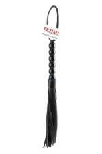 FETISH FANTASY SERIES BEADED CAT-O-NINE TAILS BLACK - obrazek 4