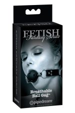FETISH FANTASY SERIES LIMITED EDITION BREATHABLE BALL GAG BLACK - obrazek 2