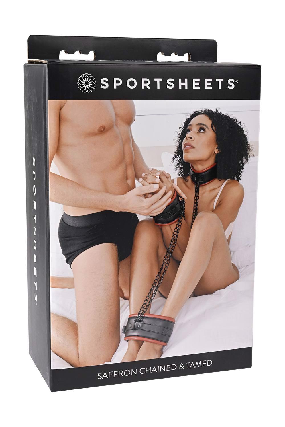 35-830554 SPORTSHEETS SAFFRON CHAINED AND TAMED - obrazek 1