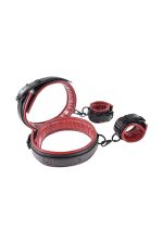 SPORTSHEETS SAFFRON THIGH AND WRIST CUF SET - obrazek 2