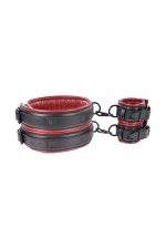 SPORTSHEETS SAFFRON THIGH AND WRIST CUF SET - obrazek 3