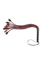 SPORTSHEETS SAFFRON BRAIDED FLOGGER - obrazek 2