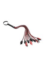 SPORTSHEETS SAFFRON BRAIDED FLOGGER - obrazek 3