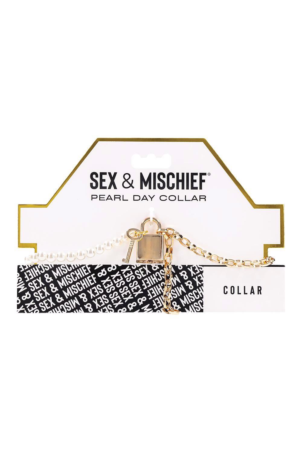 35-830594 SEX AND MISCHIEF PEARL DAY COLLAR - obrazek 1