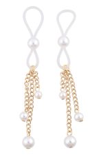 SEX AND MISCHIEF PEARL NIPPLE TIES - obrazek 2