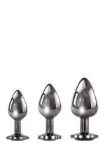 BLACK GEM ANAL PLUG SET - obrazek 2