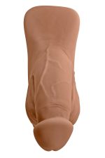 GENDER X 4INCH PACKER, MOCCA FLESH - obrazek 4