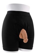 GENDER X 4INCH PACKER, MOCCA FLESH - obrazek 5