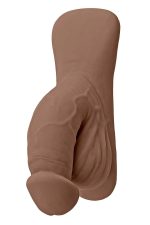 GENDER X 4 INCH PACKER, DARK FLESH - obrazek 2
