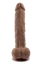 GENDER X 10 INCH 25 CM FLEXSKIN POSEABLE TRUE FEEL DILDO DARK - obrazek 5
