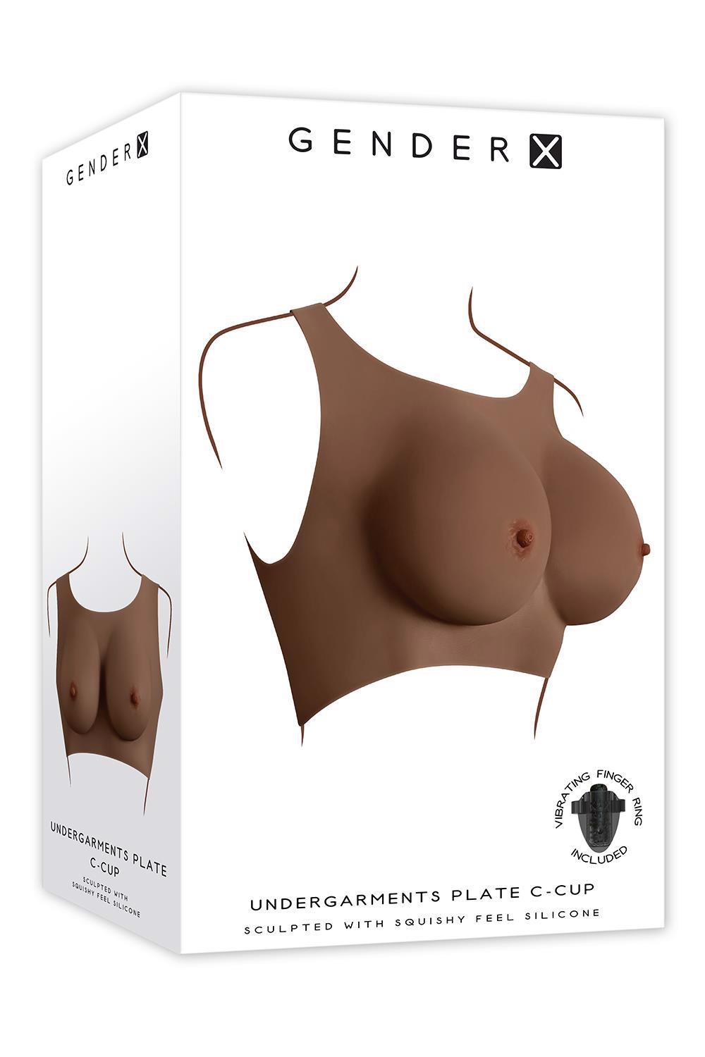 35-841106 GENDER X UNDERGARMENTS - PLATE C-CUP DARK - obrazek 1