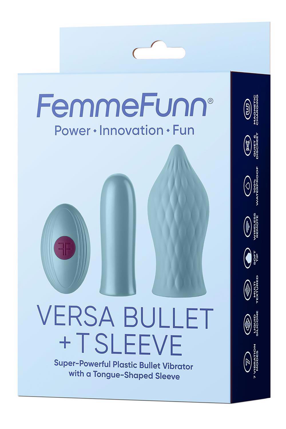 35-860148 FEMMEFUNN VERSA BULLET WITH T SLEEVE LIGHT BLUE - obrazek 1
