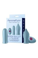 FEMMEFUNN VERSA BULLET WITH T SLEEVE LIGHT BLUE - obrazek 2