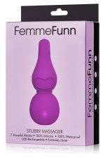 FEMMEFUNN STUBBY MASSAGER  PURPLE