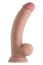 SHAFT MODEL C 8.5 INCH LIQUIDE SILICONE DONG WITH BALLS PINE - obrazek 3