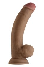 SHAFT MODEL C 8.5 INCH LIQUID SILICONE DONG WITH BALLS OAK - obrazek 3