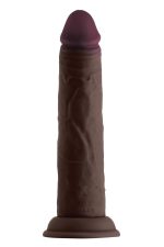 SHAFT MODEL J 8.5 INCH LIQUIDE SILICONE DONG MAHOGANY - obrazek 3