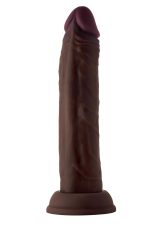 SHAFT MODEL J 7.5 INCH LIQUIDE SILICONE DONG MAHOGANY - obrazek 2