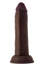 SHAFT MODEL J 6.5 INCH LIQUIDE SILICONE DONG MAHOGANY - obrazek 2