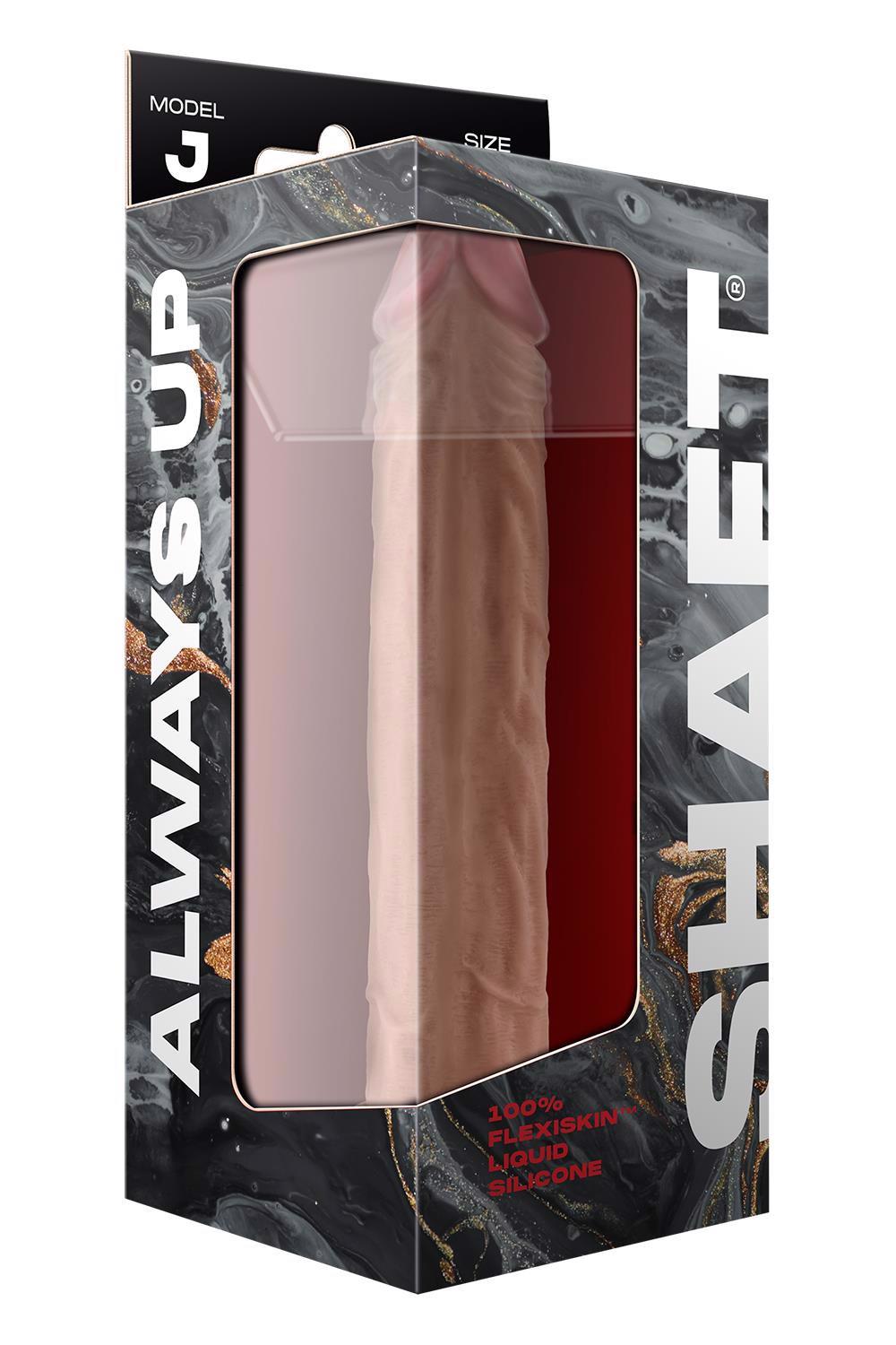 35-860232 SHAFT MODEL J 9.5 INCH LIQUID SILICONE DONG PINE - obrazek 1