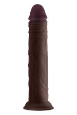 SHAFT MODEL J 9.5 INCH LIQUID SILICONE DONG MAHOGANY - obrazek 3