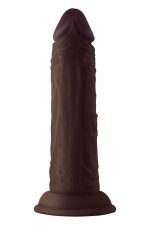 SHAFT MODEL J 5.5 INCH LIQUID SILICONE DONG MAHOGANY - obrazek 4