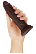 SHAFT MODEL J 5.5 INCH LIQUID SILICONE DONG MAHOGANY - obrazek 5