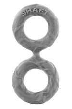 SHAFT DOUBLE C-RING SMALL GRAY - obrazek 2