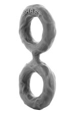 SHAFT DOUBLE C-RING SMALL GRAY - obrazek 3