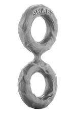 SHAFT DOUBLE C-RING MEDIUM GRAY - obrazek 3