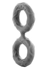 SHAFT DOUBLE C-RING MEDIUM GRAY - obrazek 5