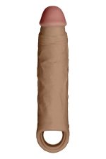 SHAFT SHEATH MODEL F 6.9 INCH LIQUID SILICONE SLEEVE OAK - obrazek 3