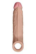 SHAFT SHEATH MODEL F 6.9 INCH LIQUID SILICONE SLEEVE PINE - obrazek 2