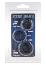 Stay Hard - Three Rings Black - obrazek 2