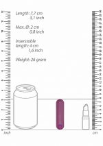10 Speed Rechargeable Bullet - Purple - obrazek 3
