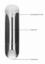 10 Speed Rechargeable Bullet - Silver - obrazek 8