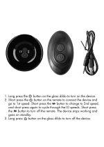 Rimly - With Suction Cup and Remote - 10 Speed - Black - obrazek 5