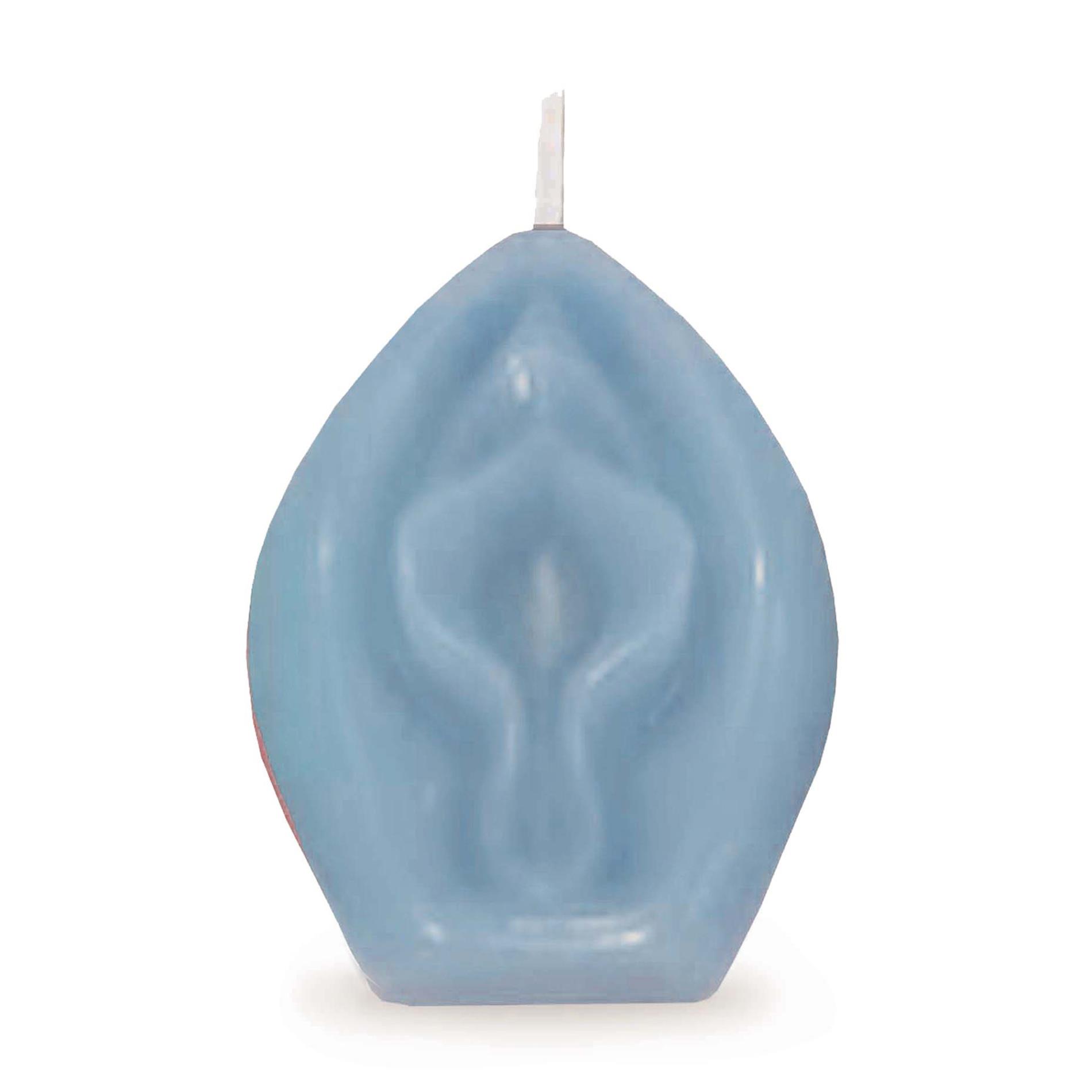 36-CP.1153 Eden’s Candle - Vanilla Scented Vagina - Blue - obrazek 1