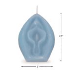 Eden’s Candle - Vanilla Scented Vagina - Blue - obrazek 3