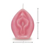 Eden’s Candle - Vanilla Scented Vagina - Rose - obrazek 3
