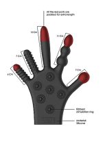 Silicone Stimulation Glove - Black - obrazek 5